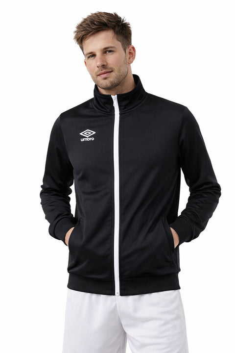 Umbro Men's Diamond Track Jacket Black / White