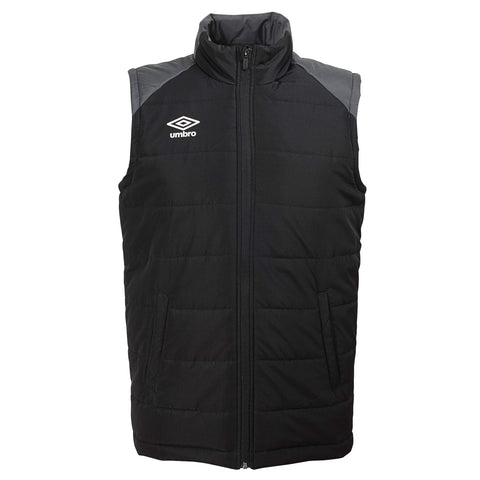 Umbro Men's Padded Gilet Jacket Black/ Carbon
