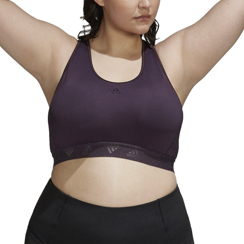 Adidas Womens Drst Glam B U-bra Underwear Training Workout Bra - Medium Support