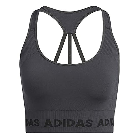 Adidas Womens T Aeroknit Bra Workout Bra - Light Support