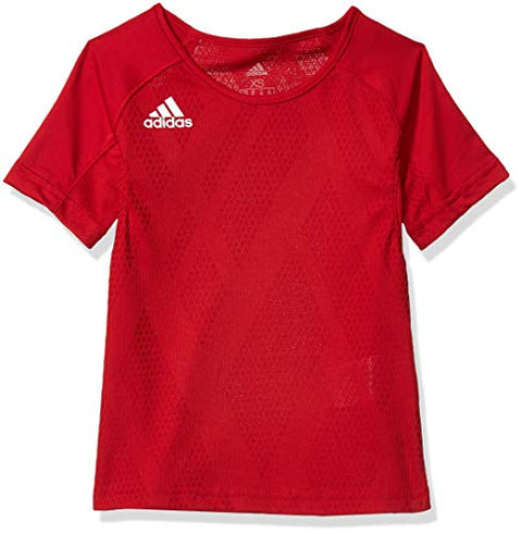 Adidas Girls 7-14 Quickset Y Short Sleeve Specialty Sports Jersey, White