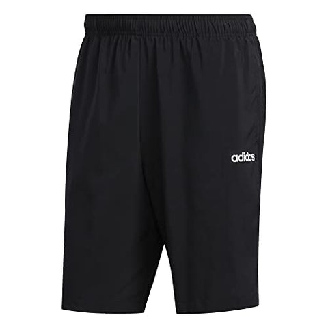 Adidas Mens M Pl Wvn Sh Unlined Half Short Training Shorts, Black/White