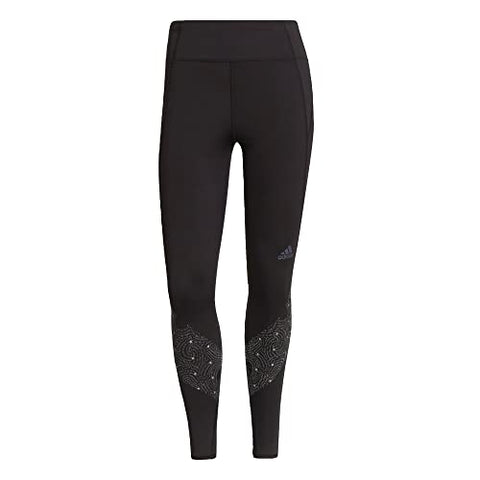 Adidas Womens Otr Refl. Tight Full Tight Running Tights, Black