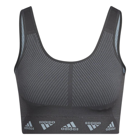 Adidas Womens Aeroknit Bra Workout Bra - Light Support