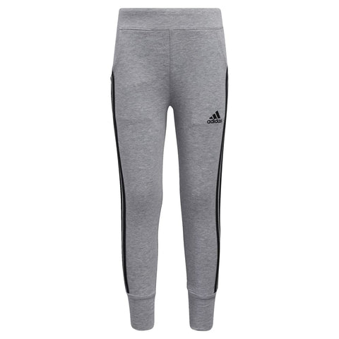 Adidas Girls 7-14 3-Stripe Cotton Jogger