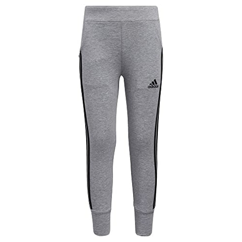 Adidas Girls 7-14 3-Stripe Cotton Jogger