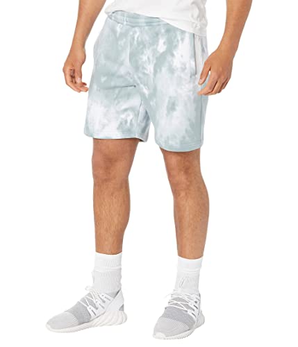 adidas Originals mens Adicolor Essentials Trefoil Tye Dye Shorts, Magic Grey/Multicolor
