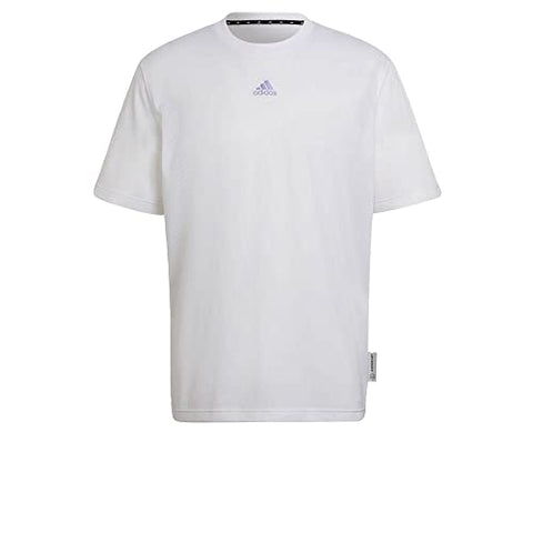 Adidas Mens M Graph Short Sleeve T-Shirt, White