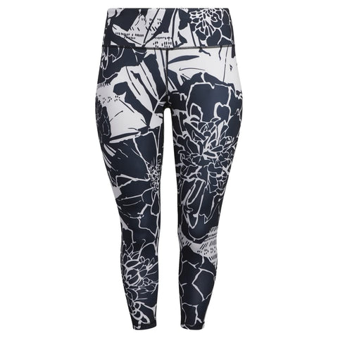 Adidas Womens Opt Flwr 7/8T P Full Tight Black