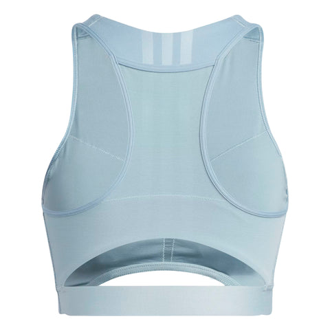 adidas Womens Coreflow Studio Medium Support 4 Elements Bra Magic Grey, C Cup