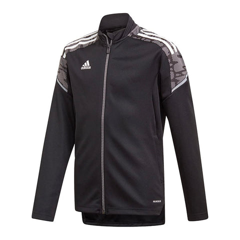 Adidas Kids Con21 Tk Jacket Y Football Tracksuit Jacket, Black/White