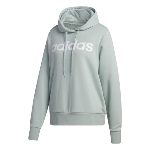 Adidas Womens W Elin Fleece Hooded Sweatshirt, White