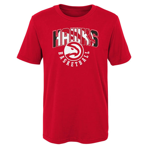 Outerstuff NBA Boys Atlanta Hawks 4-20 Hot Shot Short Sleeve Tee