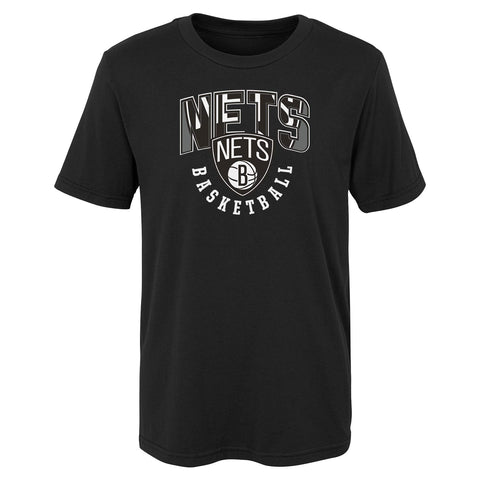 Outerstuff NBA Boys Brooklyn Nets 4-20 Hot Shot Short Sleeve Tee