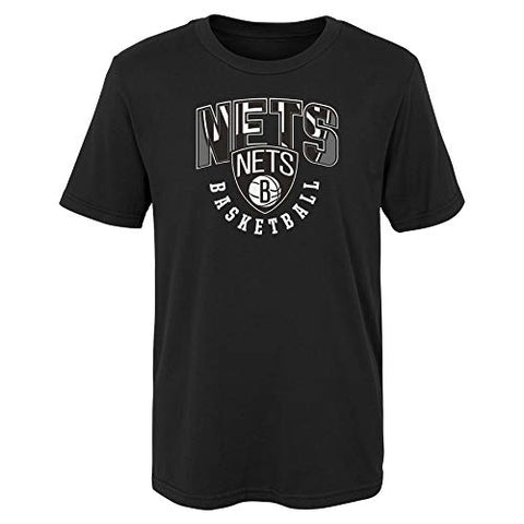 Outerstuff NBA Boys Brooklyn Nets 4-20 Hot Shot Short Sleeve Tee