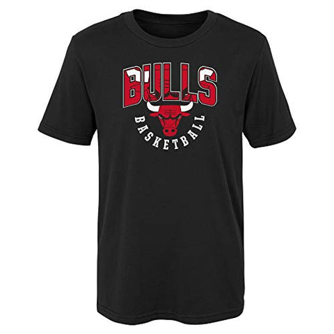Outerstuff NBA Boys Chicago Bulls 4-20 Hot Shot Short Sleeve Tee