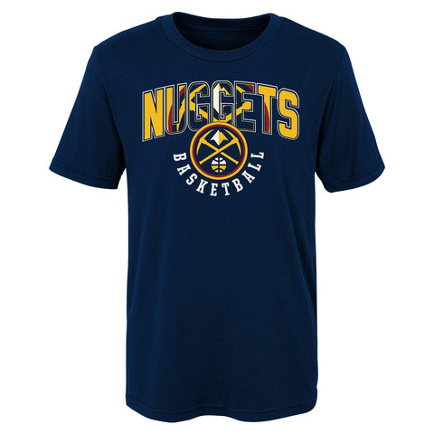 Outerstuff NBA Boys Denver Nuggets 4-20 Hot Shot Short Sleeve Tee