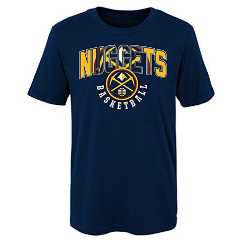 Outerstuff NBA Boys Denver Nuggets 4-20 Hot Shot Short Sleeve Tee