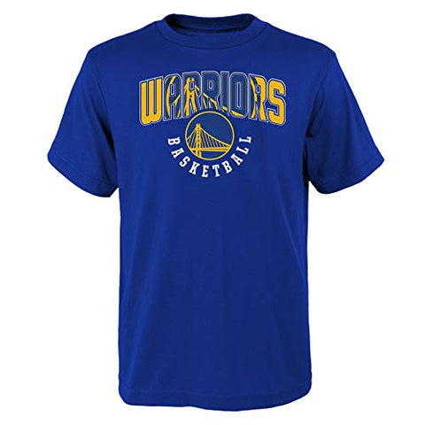 Outerstuff NBA Boys Golden State Warriors 4-20 Hot Shot Short Sleeve Tee