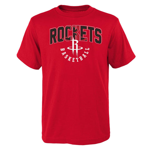 Outerstuff NBA Boys Houston Rockets 4-20 Hot Shot Short Sleeve Tee