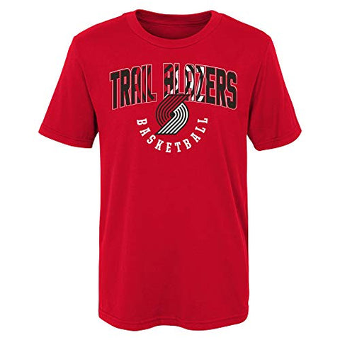 Outerstuff NBA Boys Portland Trail Blazers 4-20 Hot Shot Short Sleeve Tee