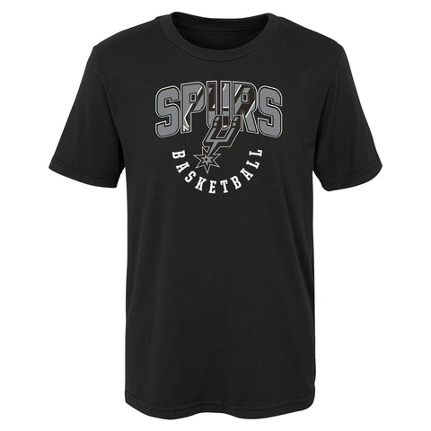 Outerstuff NBA Boys San Antonio Spurs 4-20 Hot Shot Short Sleeve Tee