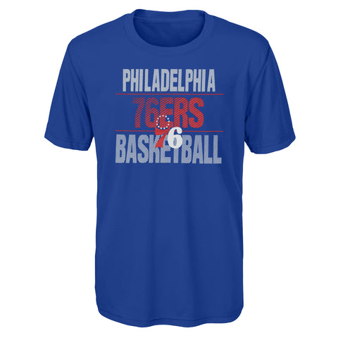 Outerstuff NBA Youth Boys Performance Long and Short Sleeve T-Shirt Combo, Philadelphia 76ers