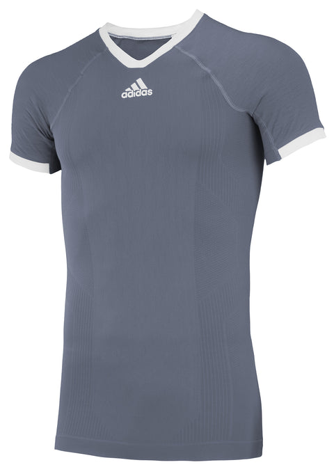 adidas Climacool Primeknit Techfit Mens Performance Compression Jersey Onix-White