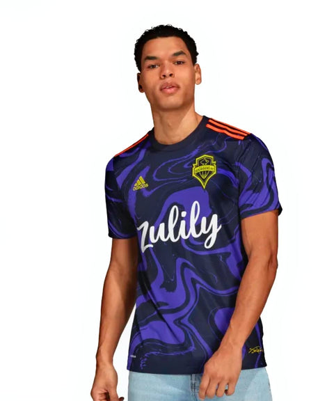 Adidas Mens Seattle Sounders FC Short Sleeve Jersey, MLS