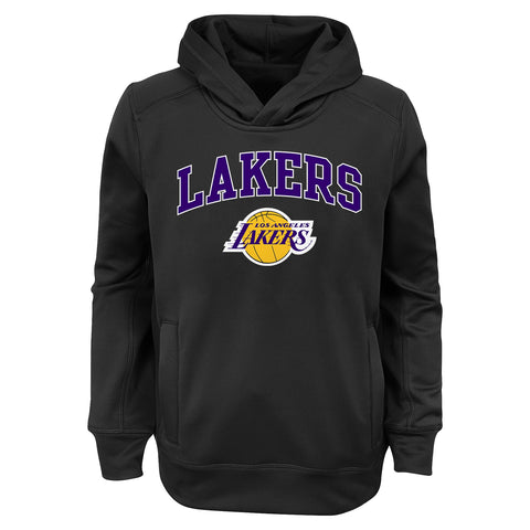 Outerstuff NBA Boys Youth Replen Loose Ball Performance Hoodie - Los Angeles Lakers