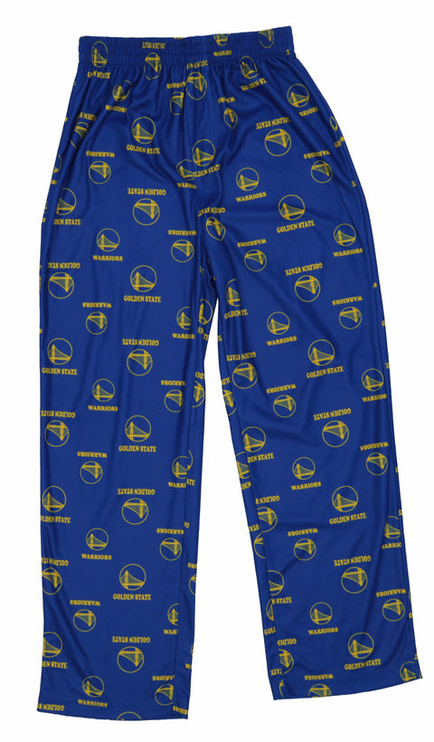 Outerstuff NBA Golden State Warriors Youth Boys 4-18 All Over Print Lounge Pant