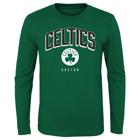Outerstuff NBA Boys Boston Celtics Replen Long Sleeve Dunked Tee