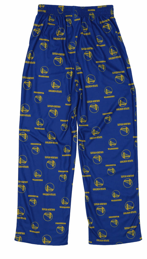 Outerstuff NBA Golden State Warriors Youth Boys 4-18 All Over Print Lounge Pant