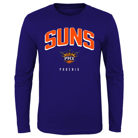 Outerstuff NBA Boys Phoenix Suns Replen Long Sleeve Dunked Tee
