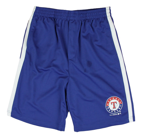 Texas Rangers MLB Little Boys and Big Boys Team Shorts - Navy Blue