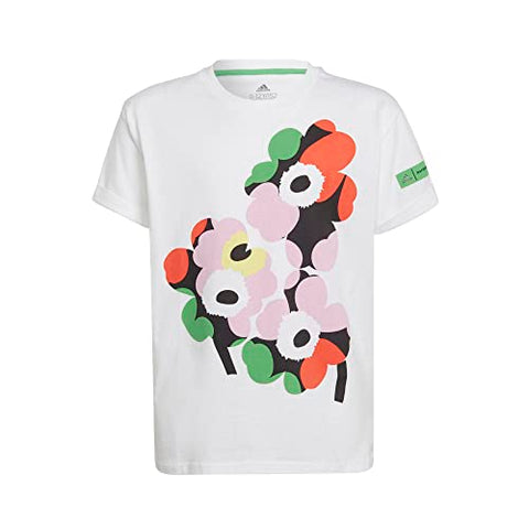 Adidas Girls 7-14 G Mrmk G T Short Sleeve Graphic Tee, White
