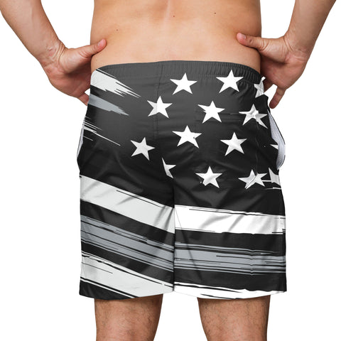 FOCO MLB Chicago White Sox Americana Traditional Swim Trunks - Mens