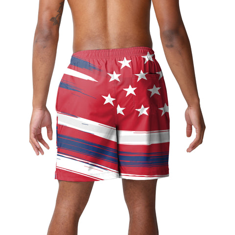 FOCO MLB Philadelphia Phillies Americana Traditional Swim Trunks - Mens