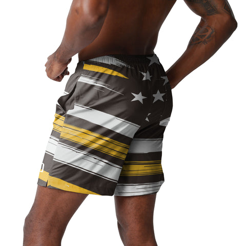 FOCO MLB San Diego Padres Americana Traditional Swim Trunks - Mens