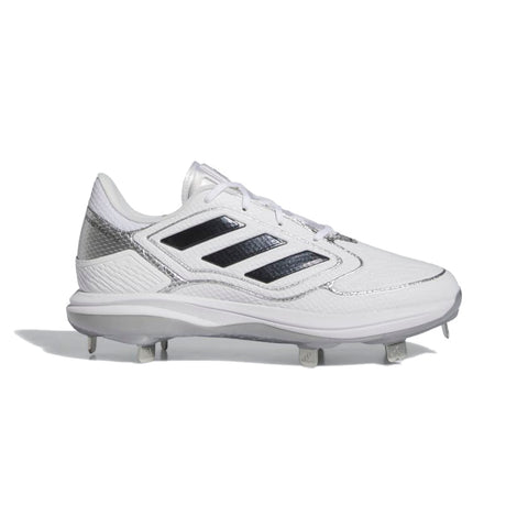 adidas Womens Adizero Purehustle 3 White/Core Black/Silver Metallic