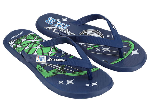 Rider R1 NBA Athletic Flip-Flops for Men, Dallas Mavericks