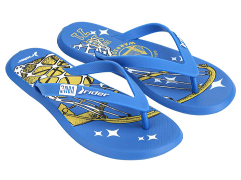 Rider R1 NBA Athletic Flip-Flops for Men, Golden State Warriors