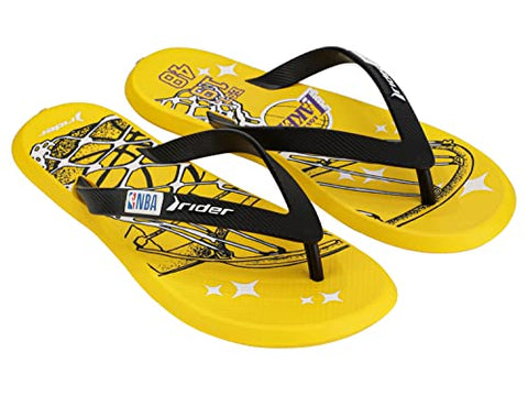 Rider NBA Men's R1 Thong Sandal, Los Angeles Lakers