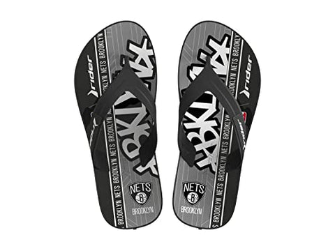 Rider Strike III NBA Athletic Flip-Flops for Men, Brooklyn Nets