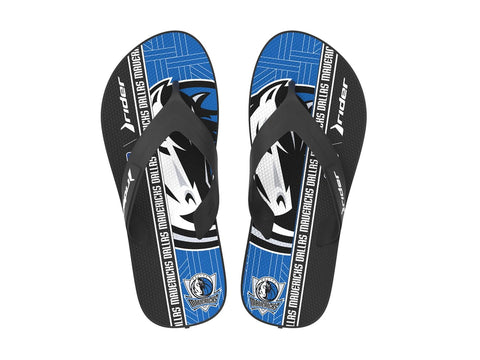 Rider Strike III NBA Athletic Flip-Flops for Men, Dallas Mavericks