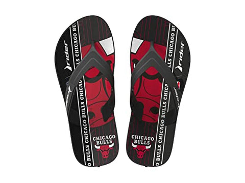 Rider Strike III NBA Athletic Flip-Flops for Men, Chicago Bulls