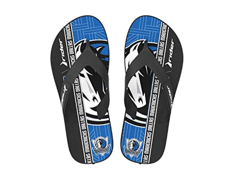 Rider Strike III NBA Athletic Flip-Flops for Men, Dallas Mavericks