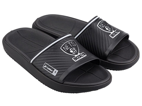 Rider NBA Men's Block Slide, Brooklyn Nets