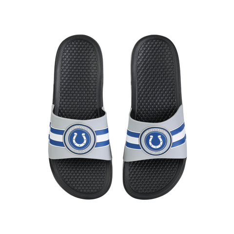 FOCO NFL Indianapolis Colts 2022 Stripe Raised Slide - Mens