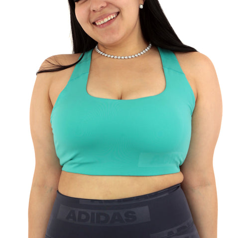 Adidas Womens W Branded Bra Workout Bra - Medium Support